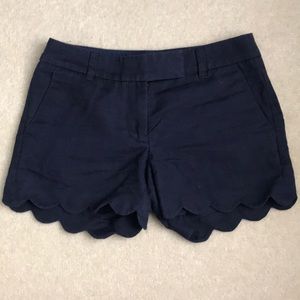 J. Crew scalloped shorts